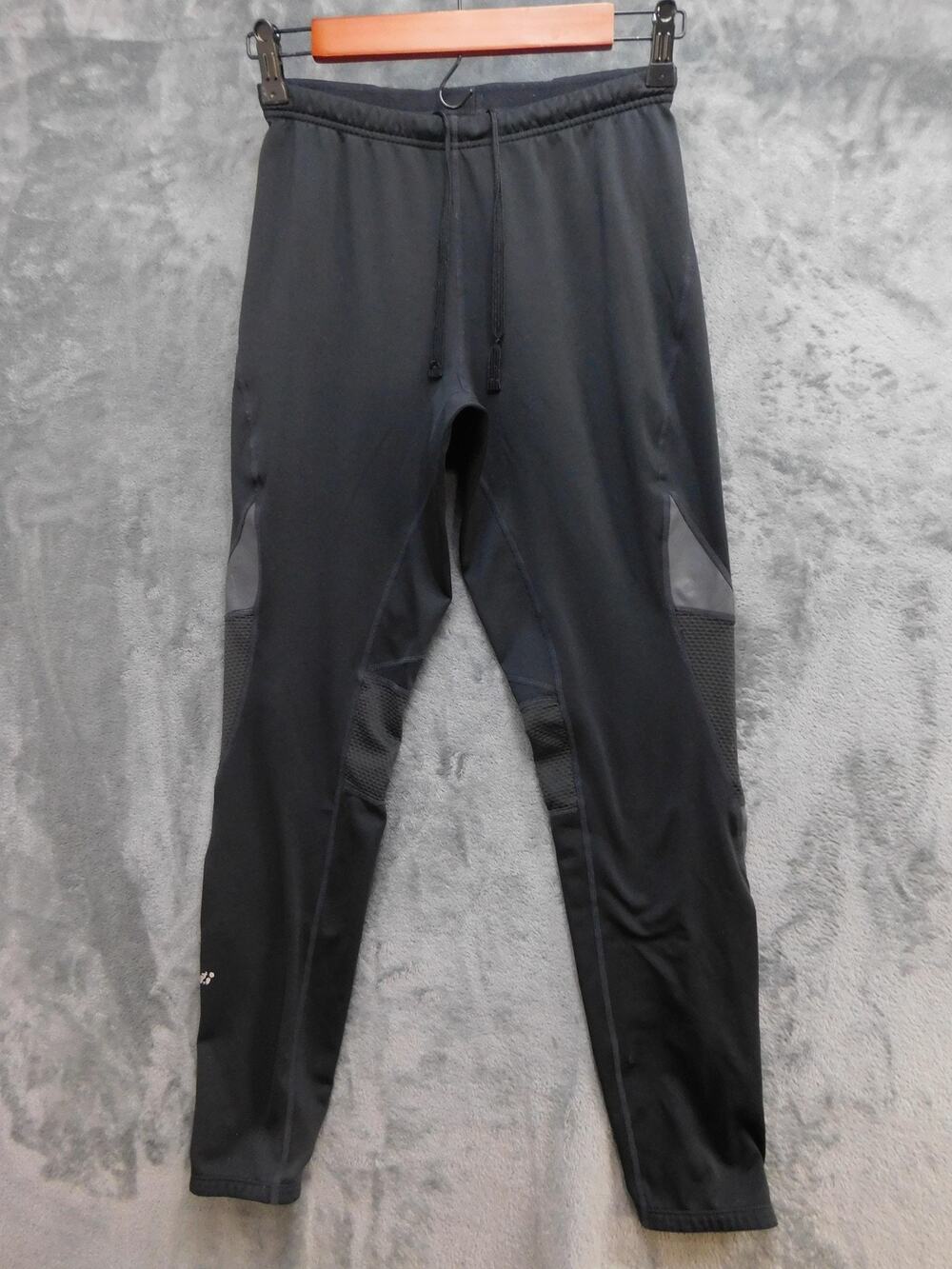 New Balance Pants Womens M Black Track Pants Slim Adjustable Waist Running